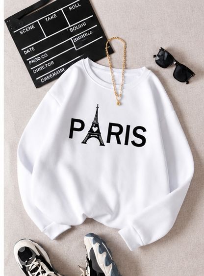 white sweater