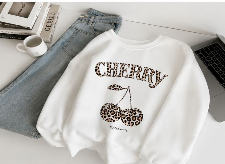 white sweater